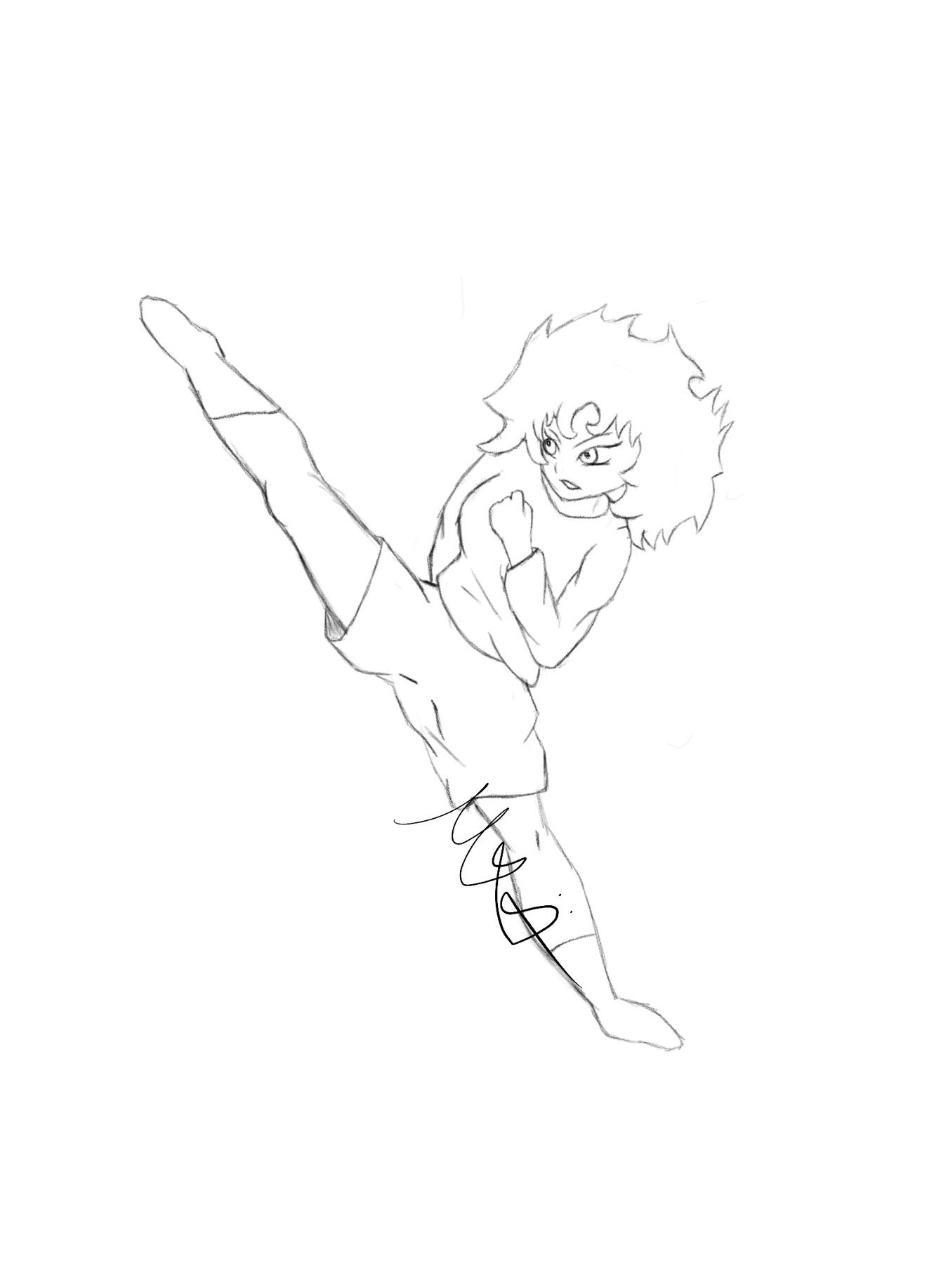 Kick you girl